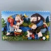 Europe Sweden 3D Fridge Magnets Tourism Souvenir Refrigerator Magnets Sticker Collection Handicraft Decoration Articles 6