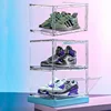 Spacious and Transparent Shoe Cabinet with Magnetic Door - The Ultimate Storage Solution 3