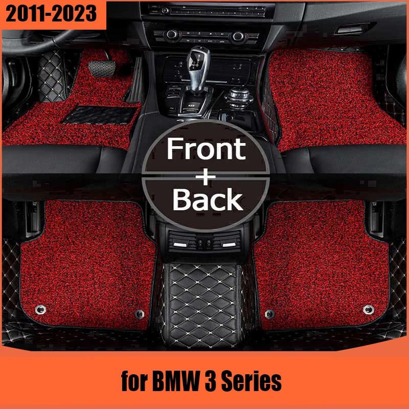 

Custom 3D Car Floor Mats for BMW 3 Series F30 F31 Touring F34 GT G20 2020-2023 Interior Accessories Carpet Artificial Leather