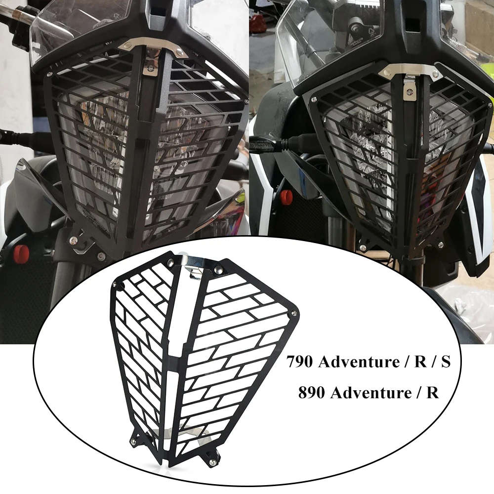 

FOR 790 Adventure 790 S / R ADV 2019 2020 2021 Motorcycle Accessories Headlight Protector Grille Guard Cover Protection Grill