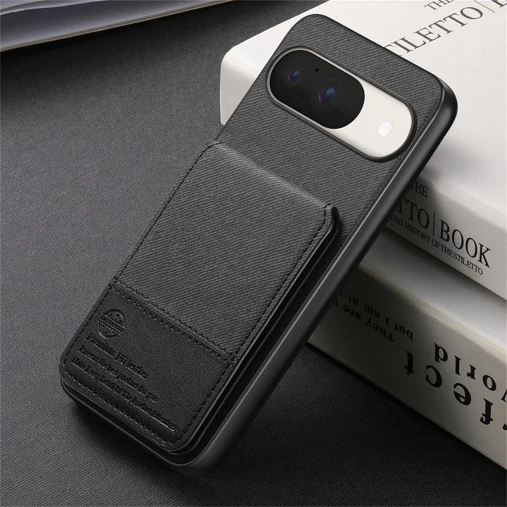 Premium RFID Blocking Leather Wallet Case - Luxury Card Holder Back Cover