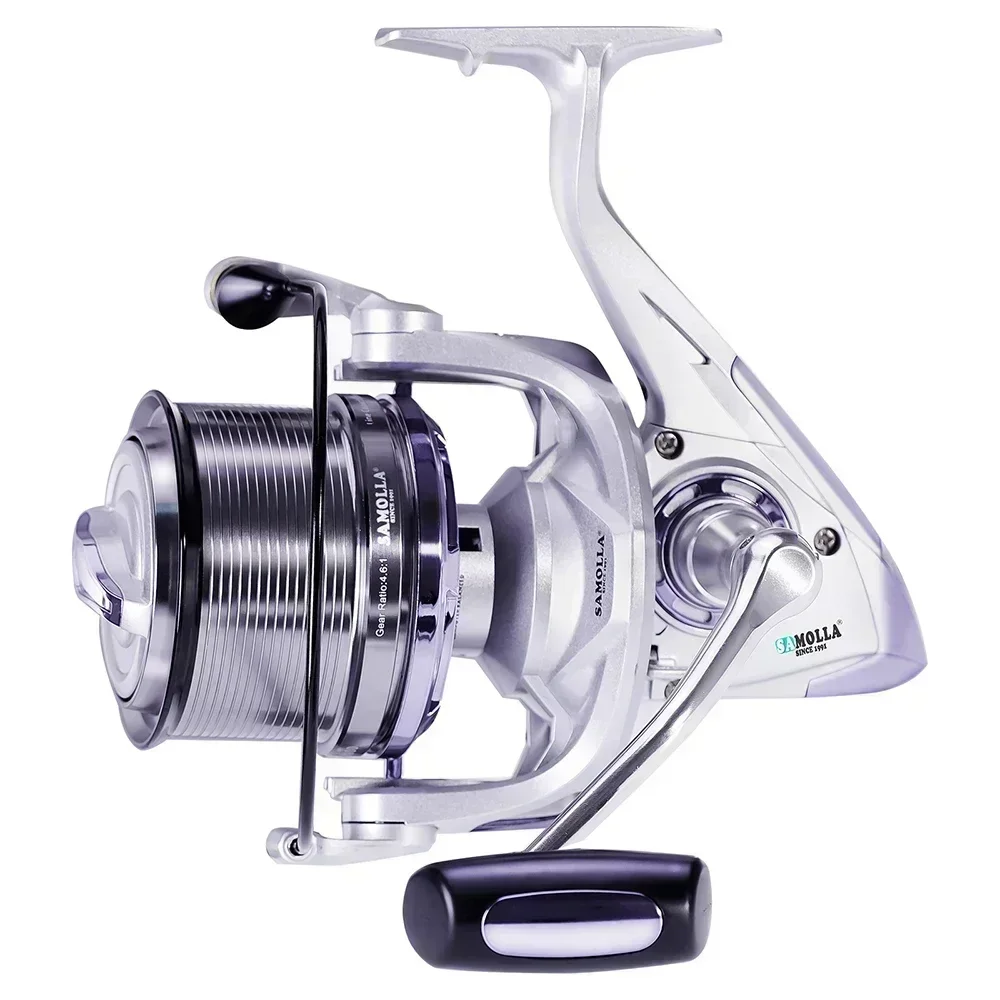 

Fishing Reel Spinning 12+1BB High Speed 4.6:1Max Drag 25KG Metal Spoon Carretilha De Pesca Accessories Moulinet Peche En Mer