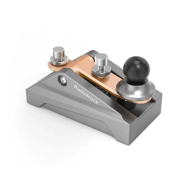 モールス信号機 Putikeeg モールス信号シングルパルプ短波 CW 送信機 (グレー