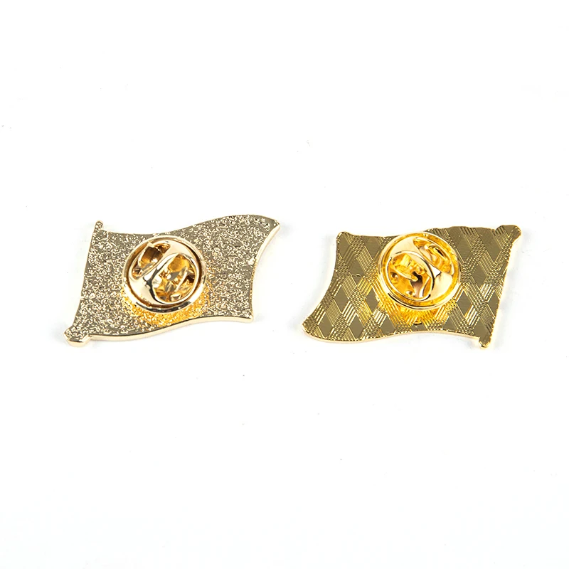Flag Lapel Pin U.S.A & Ukraine Brooch Friendship Badge 1Pc
