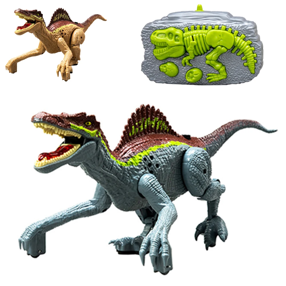 Remote Control Dinosaur Toys For Kids 2.4Ghz Realistic Jurassic Dinosaur RC Robot Toy With Light Sound Gifts For Boys Girls images - 6