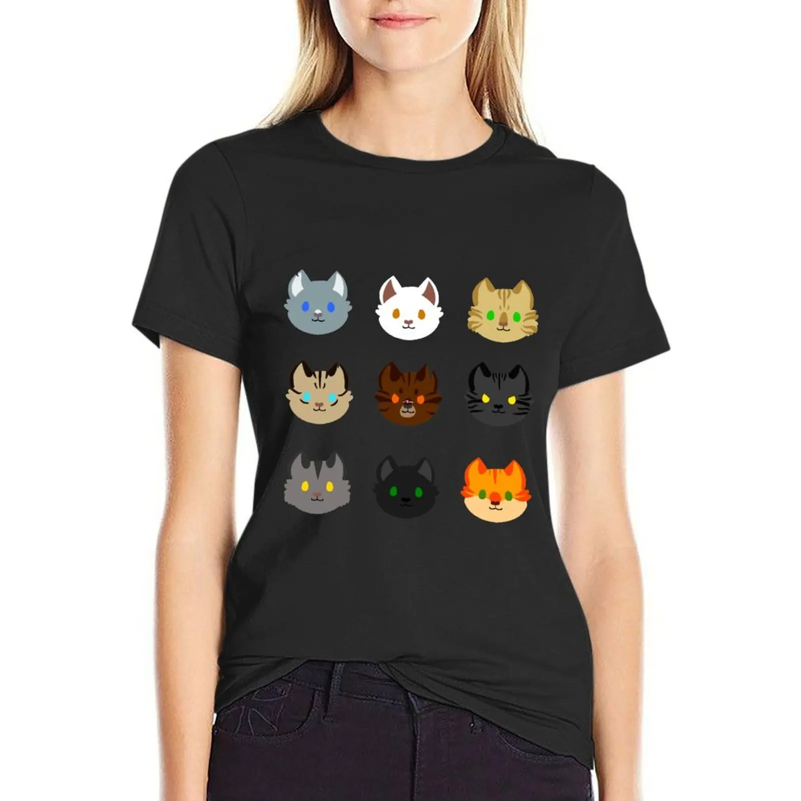 

Thunderclan T-Shirt summer clothes for Women t-shirts for Women loose fit Women t-shirts Women's summer blouses 2024