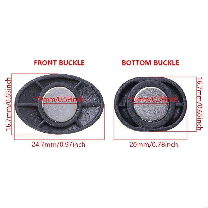 Race Bib Clip Set, Running Race Number Holder Running Bib Buckle Fixing Systems Magnets Fixing Clip