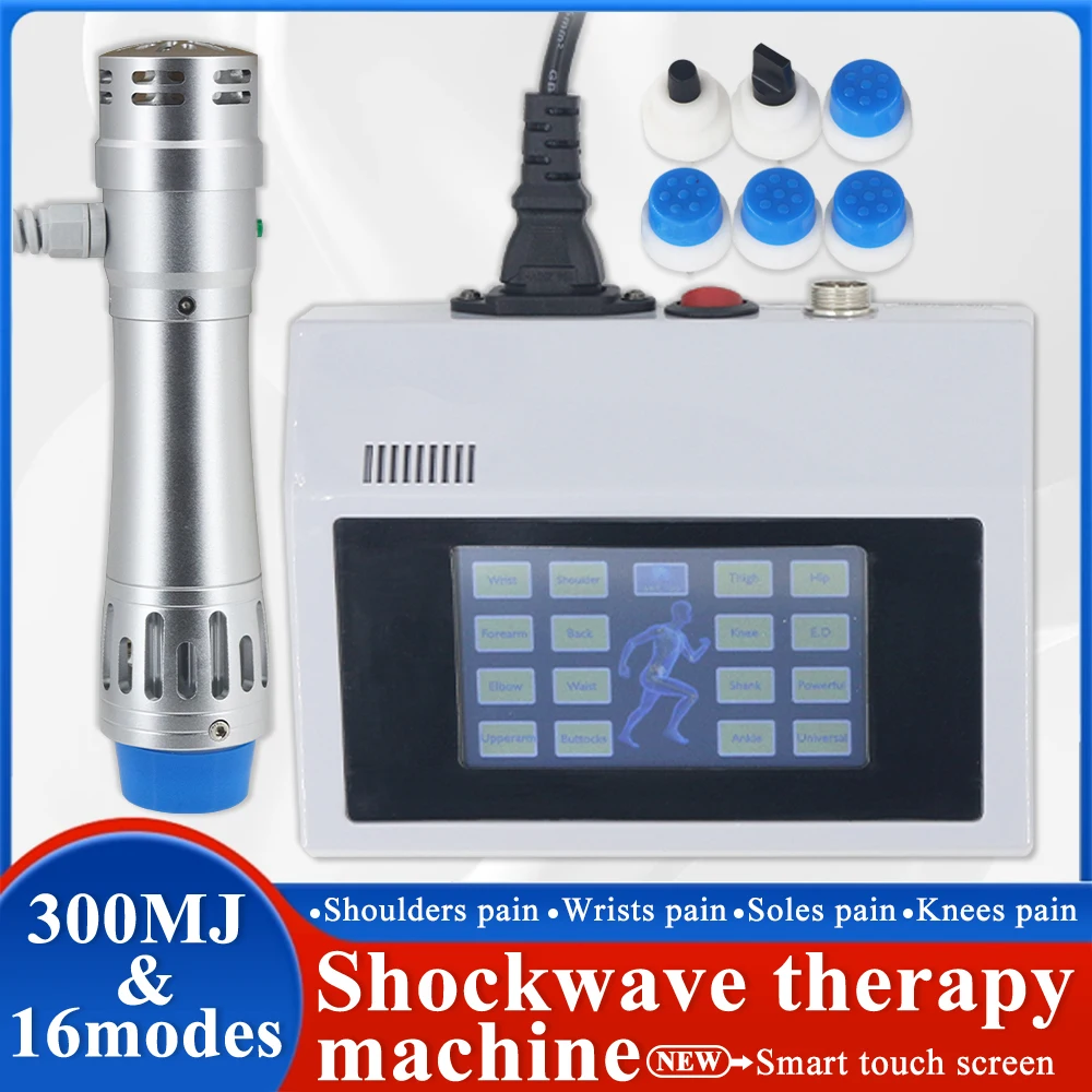 

300MJ Physiotherapy Shockwave Massager For ED Treatment And Relieve Waist Back Pain Relax Body Shock Wave Therapy Machine