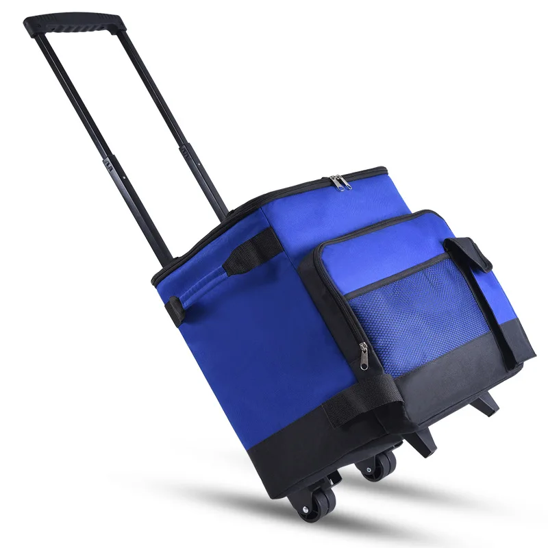 Buy Wholesale China Rolling Cooler Bags With Wheels And Trolley Waterproof  Insulated Large Capacity Picnic Cooler Oem Factory & Trolley Cooler Bag  Waterproof Insulated at USD 9.5