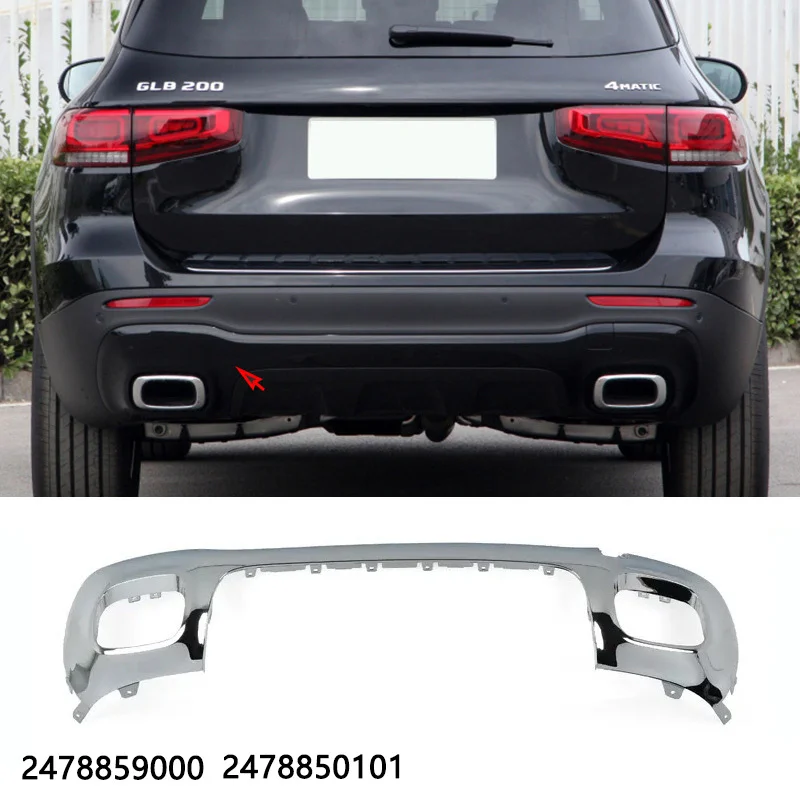 

Задний бампер для Mercedes Benz GLB W247 X247 A2478859000 A2478850101, аксессуары для диффузора