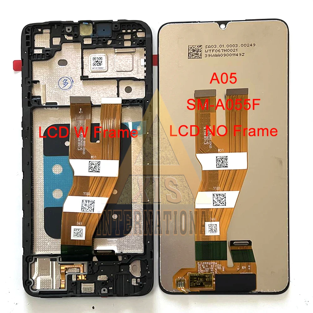 

6.7'' Original For Samsung Galaxy A05 LCD SM-A055F Display Frame+Touch Panel For Samsung Galaxy A05s LCD SM-A057F Screen Display