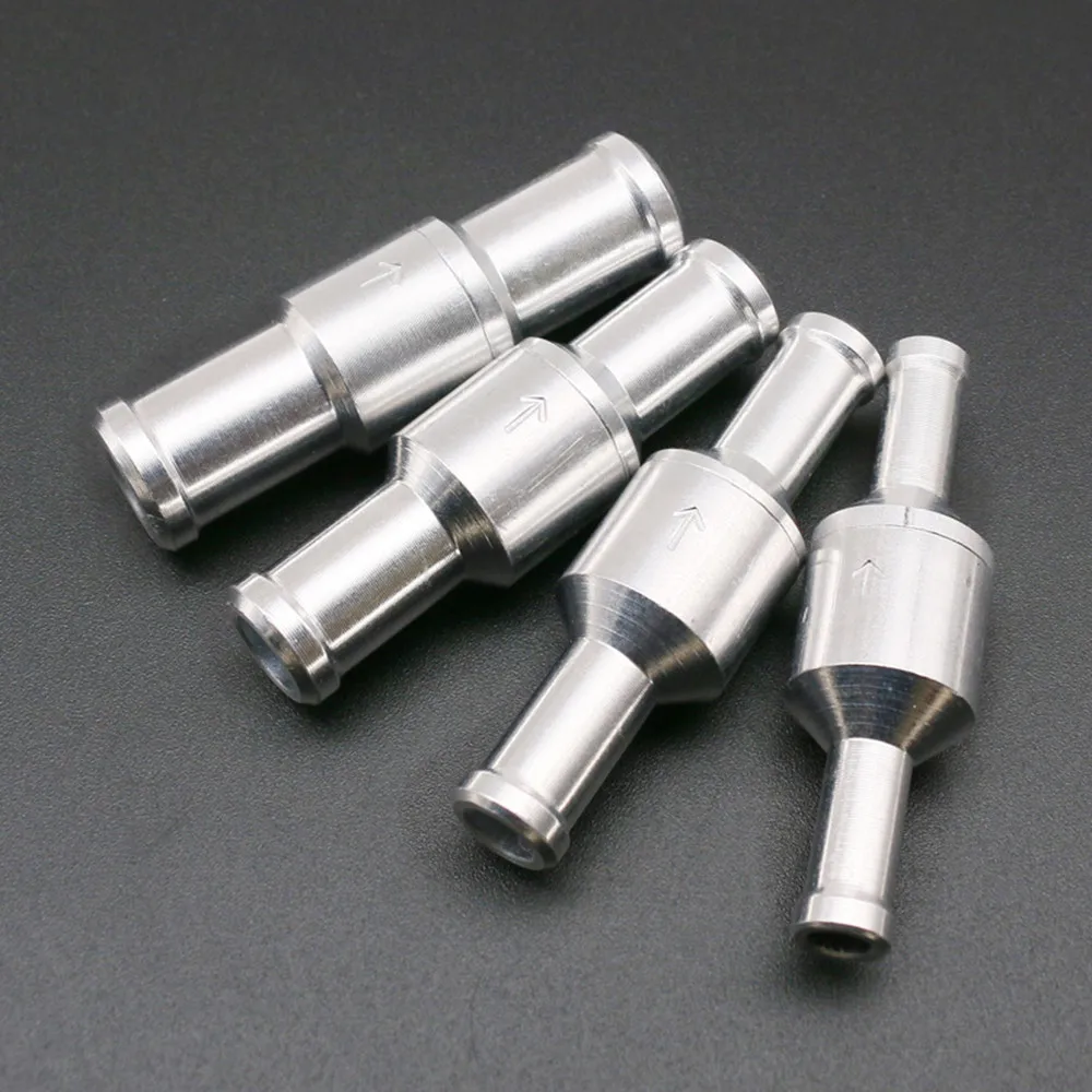 자동차 오일 워터 펌프용 가솔린 체크 밸브, 알루미늄 합금 연료, 1 웨이 체크 밸브, 6mm, 8mm, 10mm, 12mm