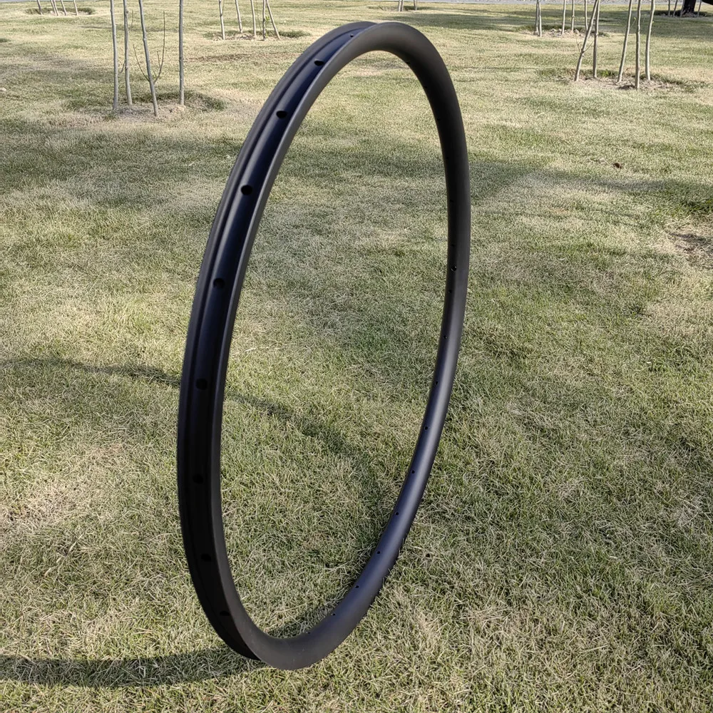 초경량 카본 MTB 휠 림, A/대칭 UD 매트, 28 32 홀, 29er