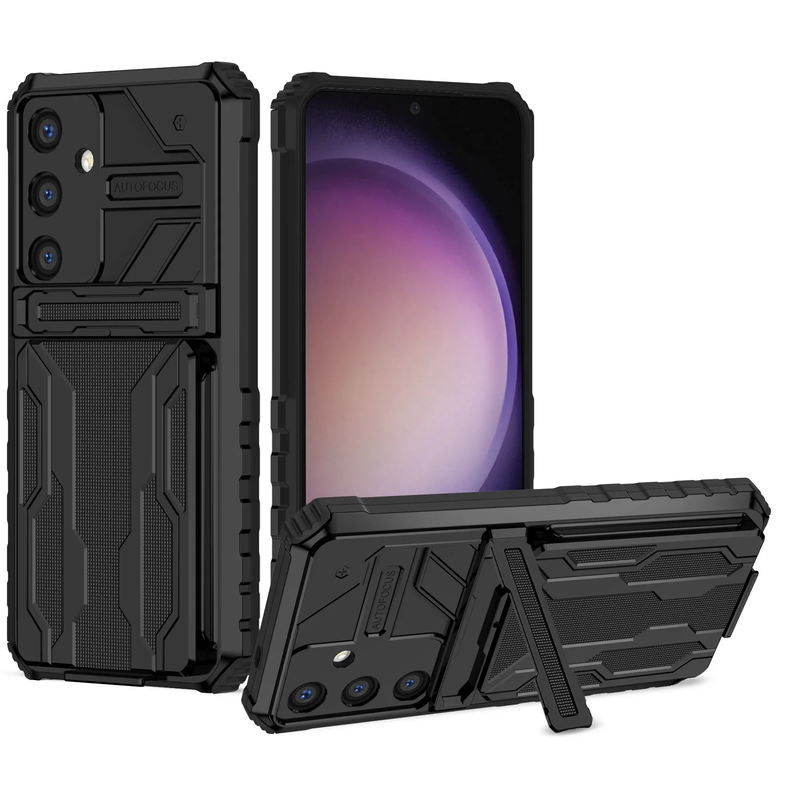 Premium Wallet Card Holder Phone Case with Stand and Anti-Drop Cover