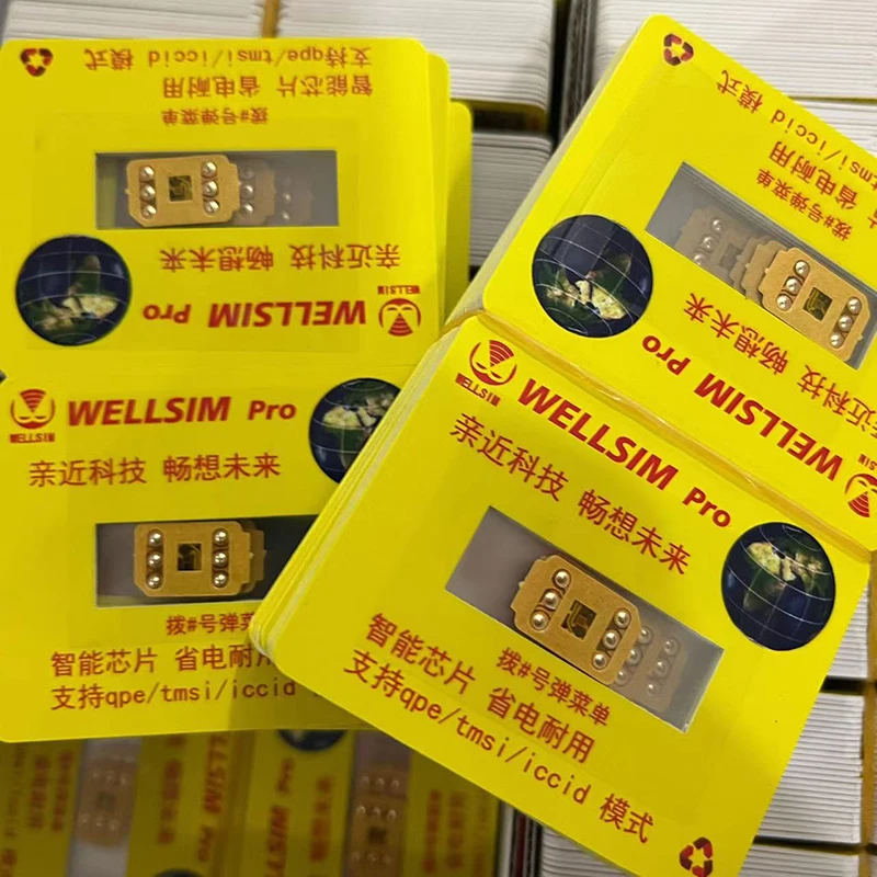 새로운 고품질 최신 웰심(Well Sim) 6S/SE/7/8/X/XR/XSM/11/12PM/13/14PM용