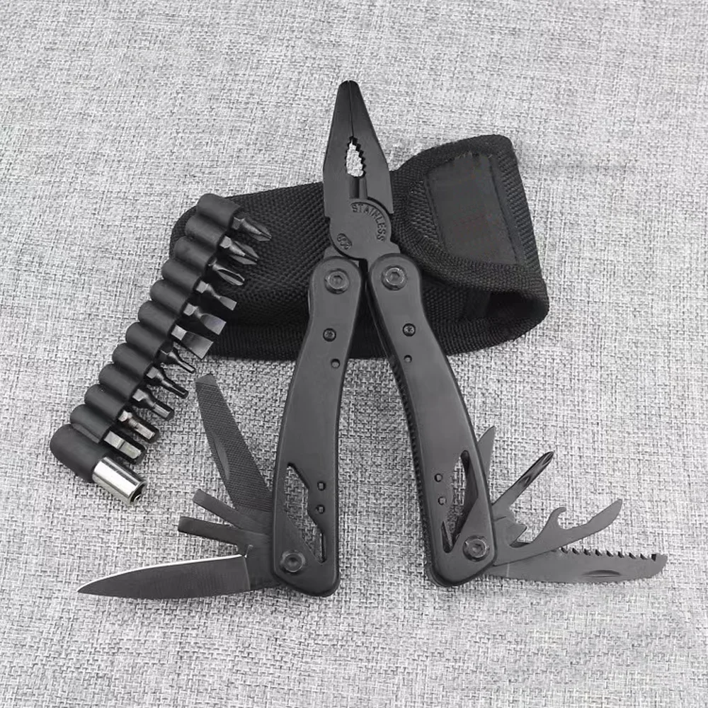 

Multifunctional Clamps 440C Steel Folding Knife Pliers Wire Stripper Hand Tools Multitools Cable Camping Gear Pliers Multi-Tools