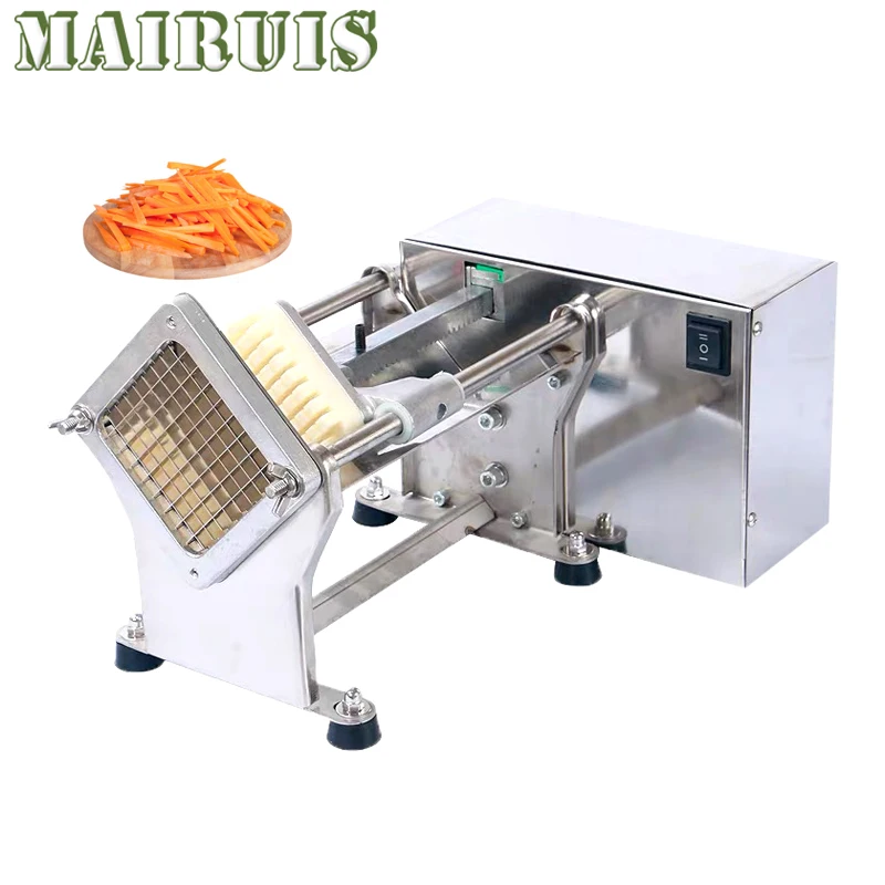 

Electric Potato Slicer Cutter Stainless Steel French Fries Cutter 110V 220V Vegetable Fruit Tools