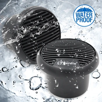 Herdio 140W Two-Way Marine Waterproof Stereo Mini Speaker System Is Applicable To ATV UTV Motorcycle Outdoor 3
