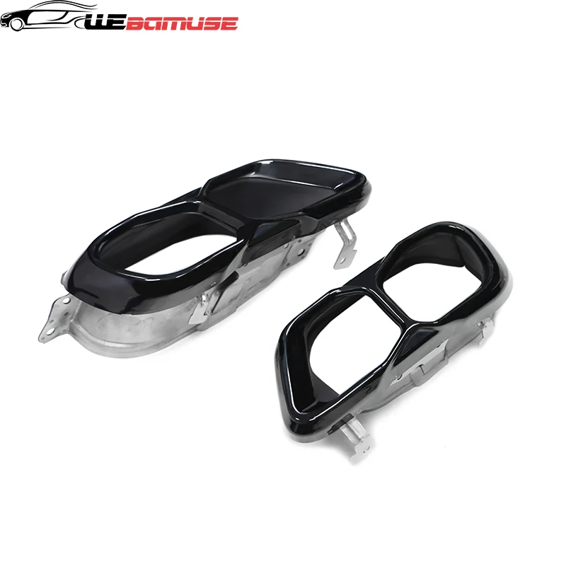 Exhaust Pipe Muffler For BMW X5 X6 X7 G05 G06 G07 Genuine Car Upgrade Dual Outlet Quad Outlet Stainless Steel Exhaust Pipe Muffler Genuine Installa