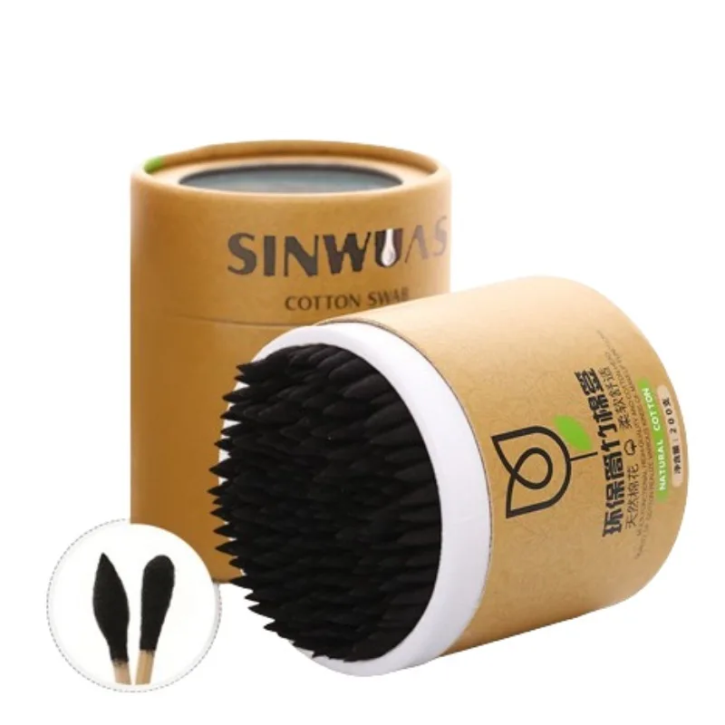 200/400pcs/ Bamboo Baby Cotton Swab Wood Sticks Soft Cotton Buds Cleaning of Ears Tampons Cotonete Health Beauty Swab cotton swabs