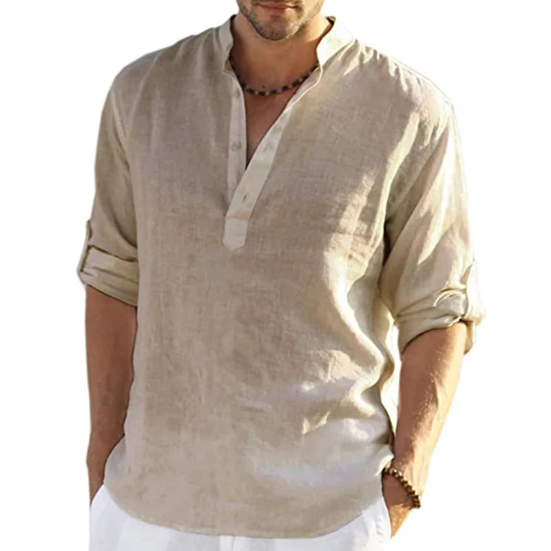 linen mens shirts