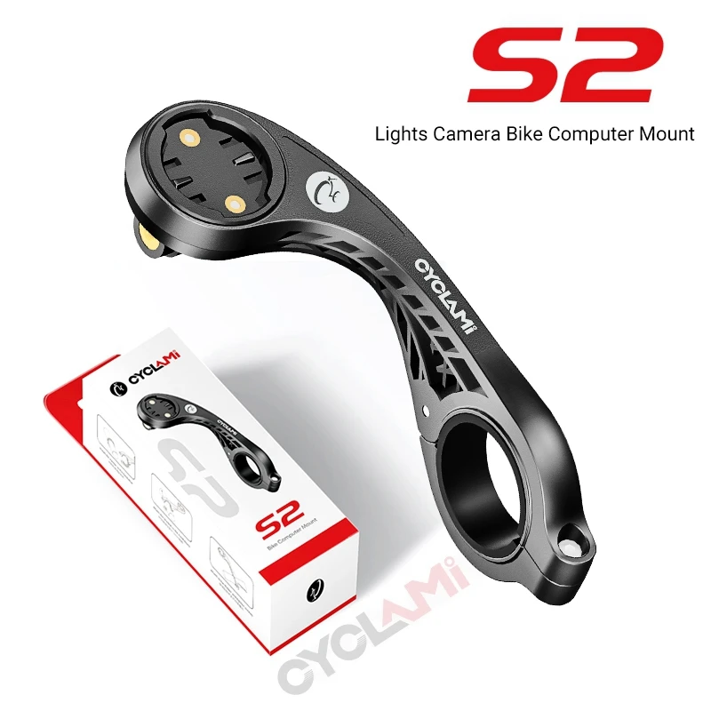 Cyclami ฐานคอมพิวเตอร์จักรยาน S2จักรยานเสือภูเขาเบามากจีพีเอสสำหรับ xoss g iGPSPORT กล้อง BSC100S ตัวยึด GoPro 1