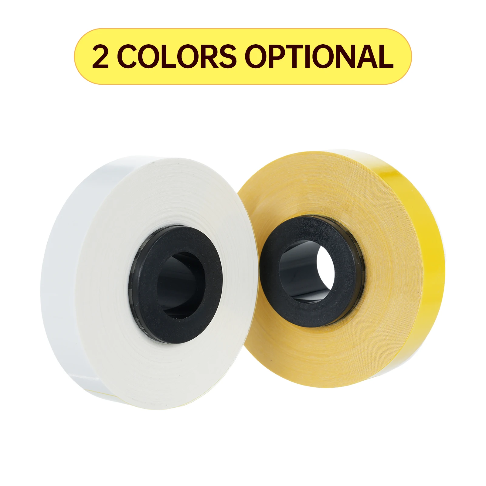 MAX LM 라벨 프린터용 PET 라벨 테이프 리필, LM-370A, LM-380E, LM-380A, LM-380EZ, LM-390A - 9mm x 8m, 10 팩