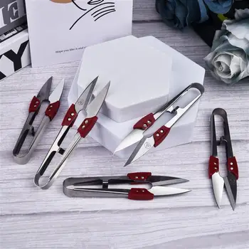 High-quality stainless steel yarn cutting scissors, cutting knife, anti-rust U-shaped cross stitch scissors, fabric scissors