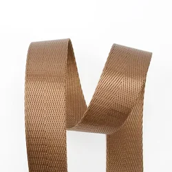 10m Nylon Webbing Strap for DIY Projects and Accessories (Khaki)