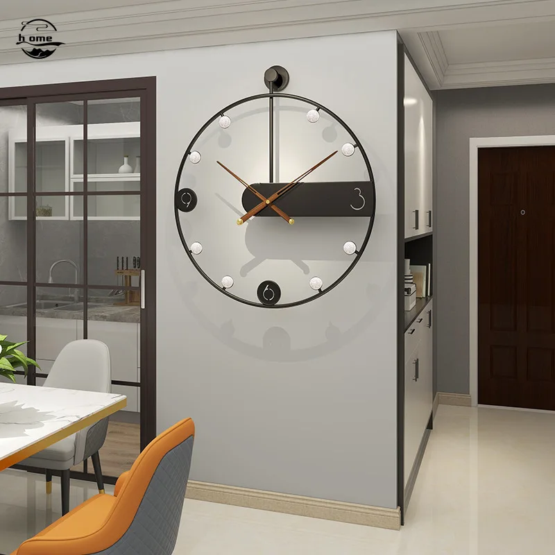 Modern Design Round Creative Fashion Large Wall Clock 2 Modern Design Round Creative Fashion Large Wall Clock 2