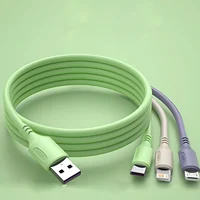 3 In 1 Super Fast Charging Cable For iPhone15 14 13 12 11 X Pro Max Micro USB Type-C Phone Charger USBC Data Cable 6