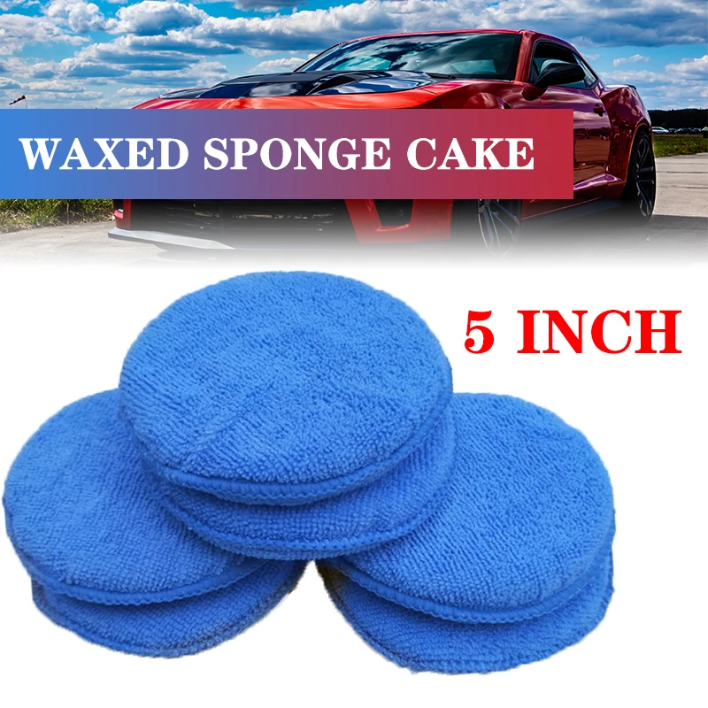 

1/5/10PC Car Clean Car Cleaning Soft Vehicle Accessories Foam Applicator Car Wax Sponge Dust Remove Auto Care Polishing Pad