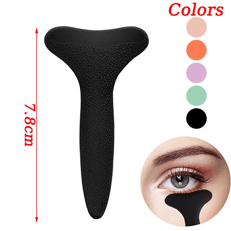 Mascara Shield Applicator Multifunctional Silicone Brush Lash Stopper Eyeliner Applicator Eye Makeup Tool For Eyelashes Baffle