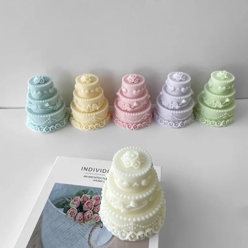 Stampo Per Sapone In Silicone 1200ml Con Guscio In Legno - Rettangolare Per Torte, Cioccolato E Ghiaccio, Viola - 2