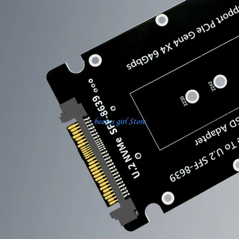 C7AB M.2-SFF 8639 U.2 변환기 어댑터 빠른 데이터 전송 도구가 없는 설치