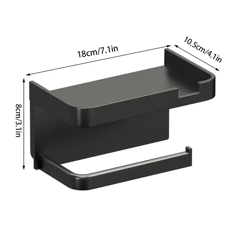 1/3pc Tissue Hanger Toilet Paper Roll Holder Bathroom Accessories Storage Rack No Punching Paper Towel Storage Rack Wall Mounted paper towel holder toilet paper holder toilet paper rack toilet roll holder paper towel rack tissue holder