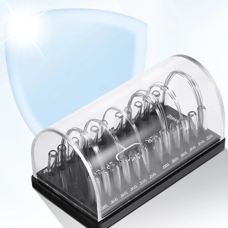 Square Wire Round Wire Sorting Frame Pre-Formed Bow Placement Box Orthodontic Nickel-Titanium Bow Box Storage Dust orthodontic bow box