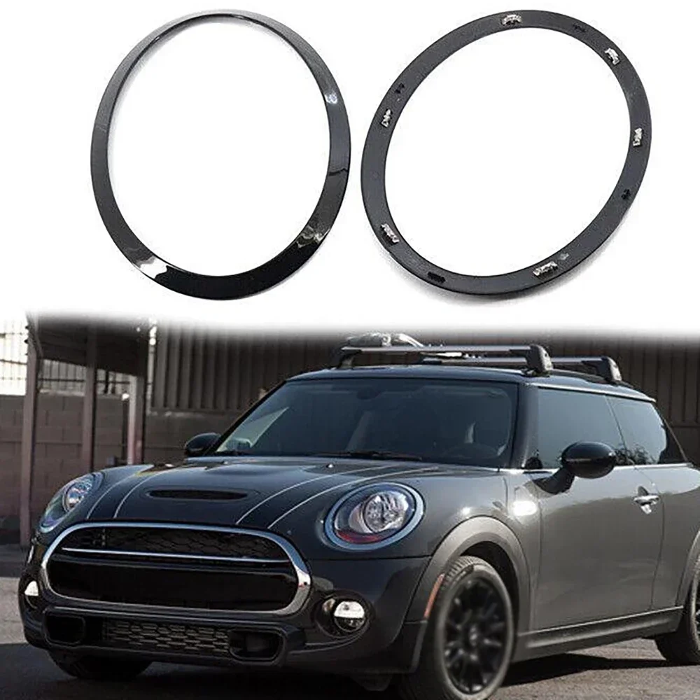 SJLERST Pezzi Rivestimento Faro Posteriore Nero Lucido Per Mini R56 R57 R58 R59 Cooper S Jcw 2007 2015 72018108
