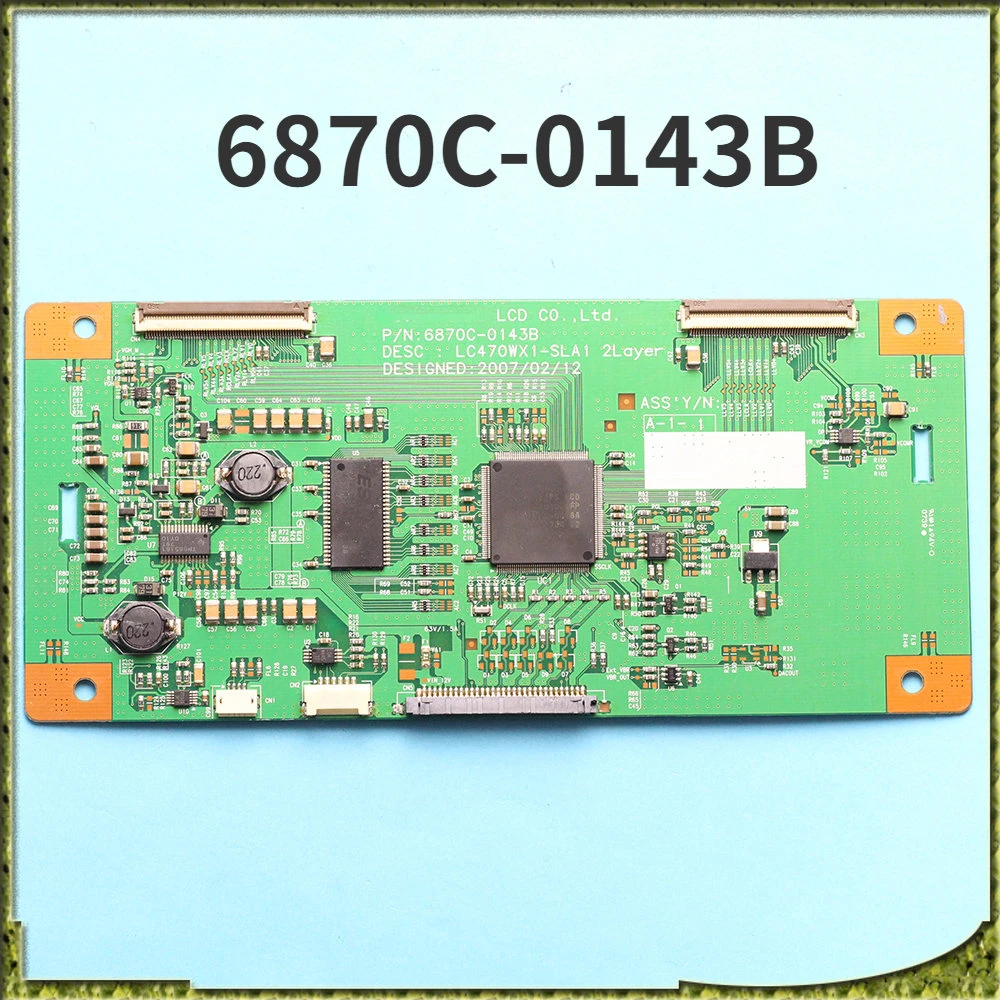 

ЖК-панель TCON 6870C-0143B, оригинальное оборудование, профессиональная испытательная плата Lc470wx1SLA1 6870c0143b T Con Board 6870c