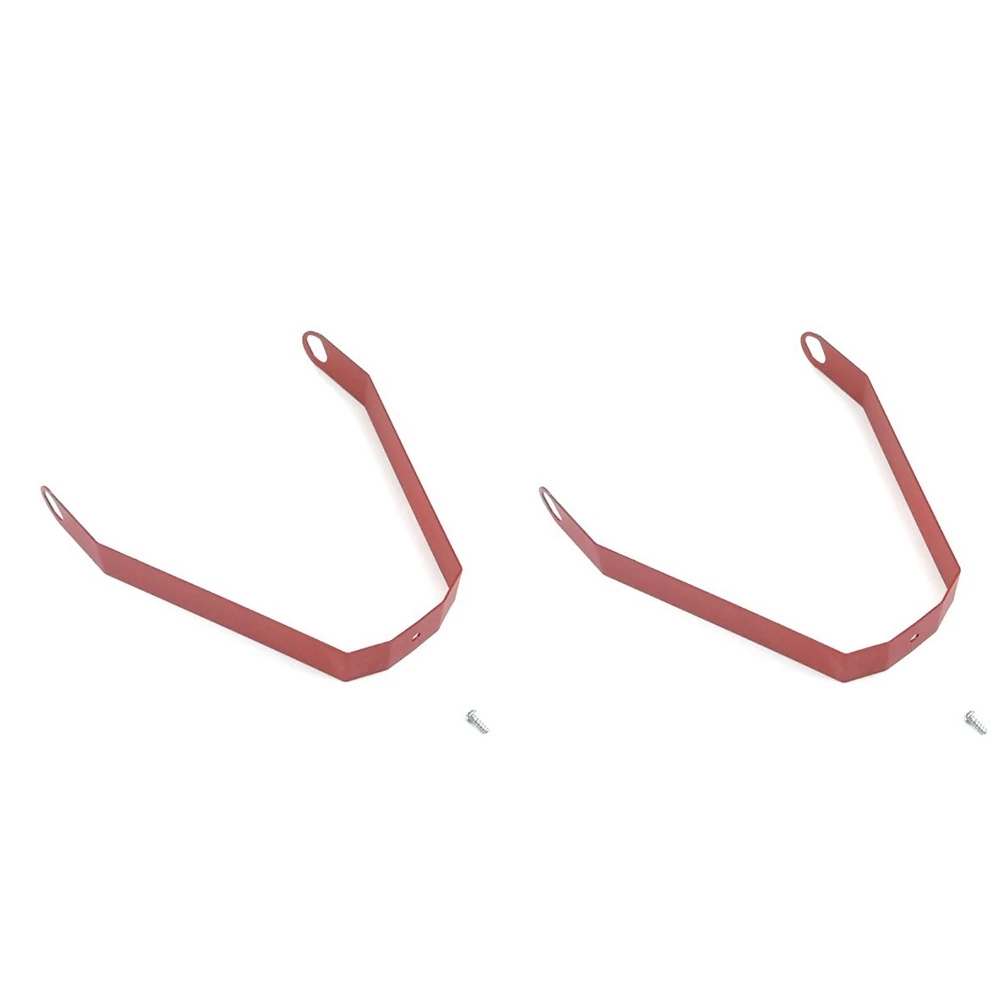 Supporto Parafango Posteriore 2 Pezzi Per Ninebot Max G30 G30D G30Lp Staffa Parafango Per Scooter Elettrico Staffa Parafango Posteriore, Rosso