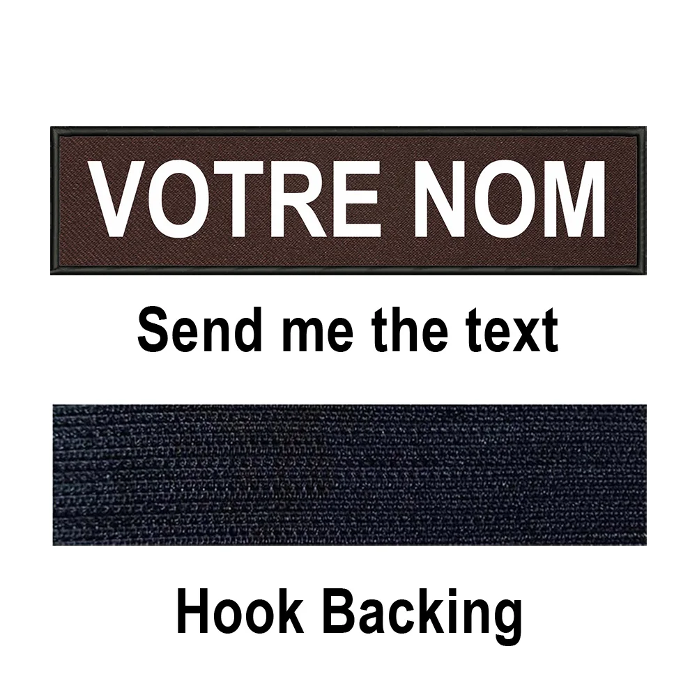 Clothing Patches Embroidered Patches Custom Name Patches Tactical Patches Custom Name Patch Personalized Tactical Military Patches Customized Stripes Badge Tags For Clothes Jacket Backpack Dog Collar