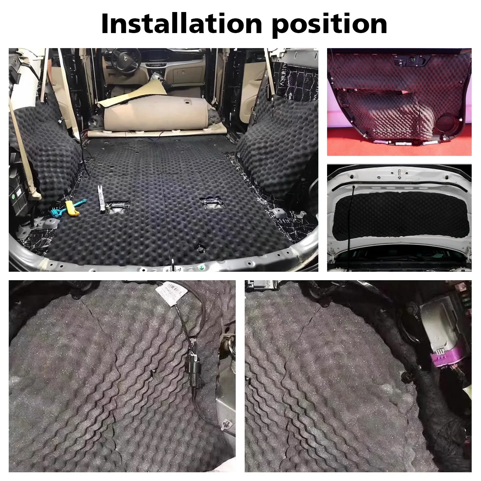 som-do-carro-deadening-foam-studio-absor-o-ac-stica-isolamento-ru-do