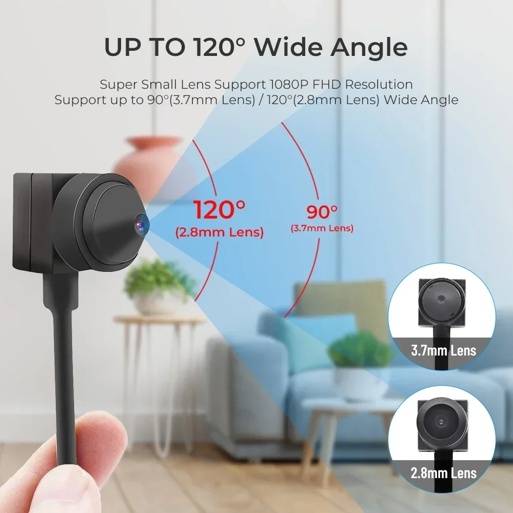 High-Definition Mini USB Camera with 2MP Lens