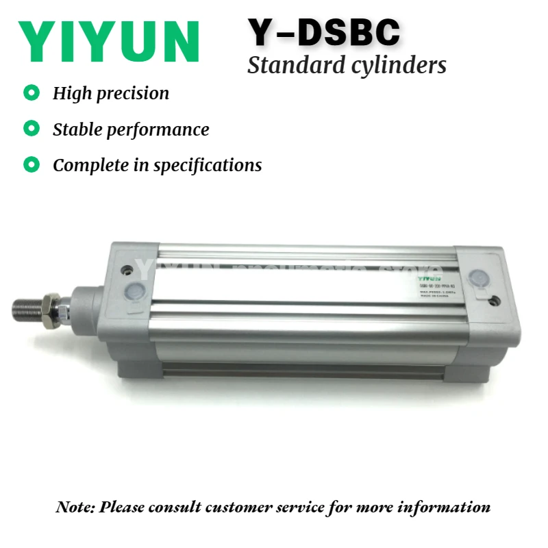 Yiyun-空気圧部品ツール,標準シリンダー,dsbcシリーズ,Y-DSBC-125-50.1.100.125,  500,600,700,800,900,1000-ppva-n3 AliExpress