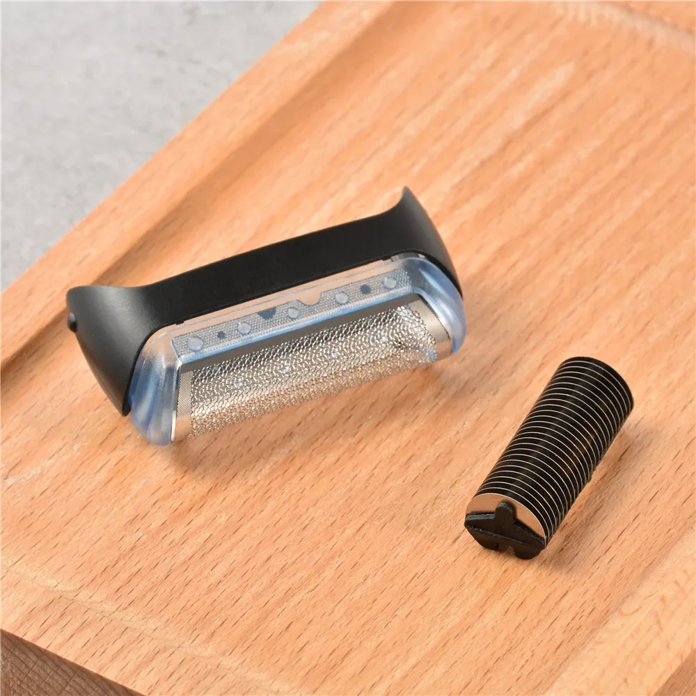 

Suitable for braun Braun electric shaver mesh head kit model 10B 20B blue mesh black stand small white box