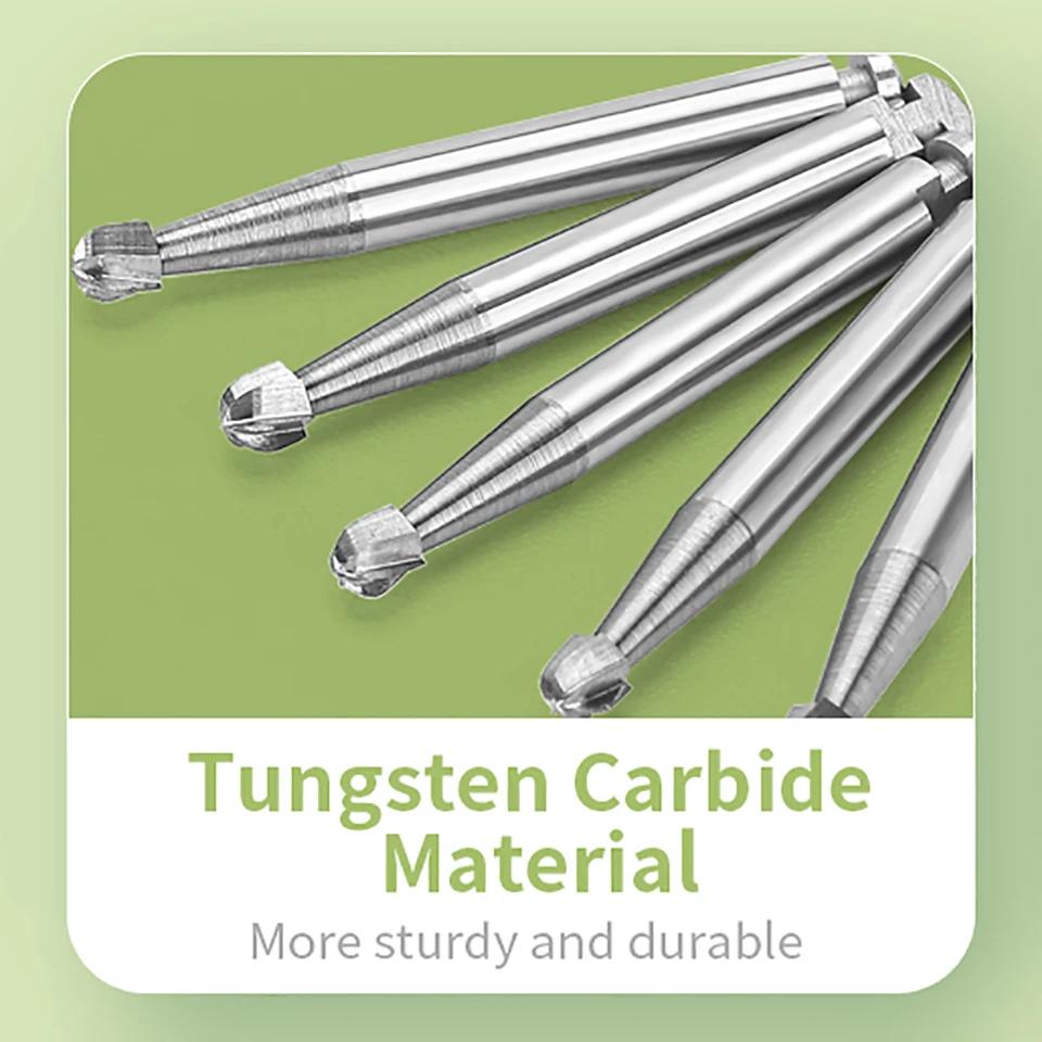 低速ハンドピース、デンタルカーバイドバー用のタングステンスチールラ
