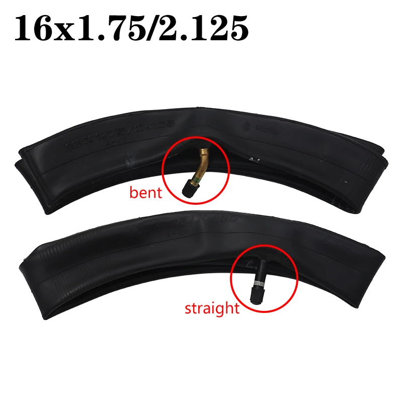 

16x1.75/2.125 Inner Tube For Electric Scooter 57-203 62-203 Bicycle Replacements