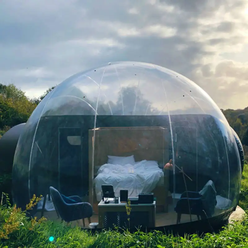 Tente gonflable bulle simple photo review