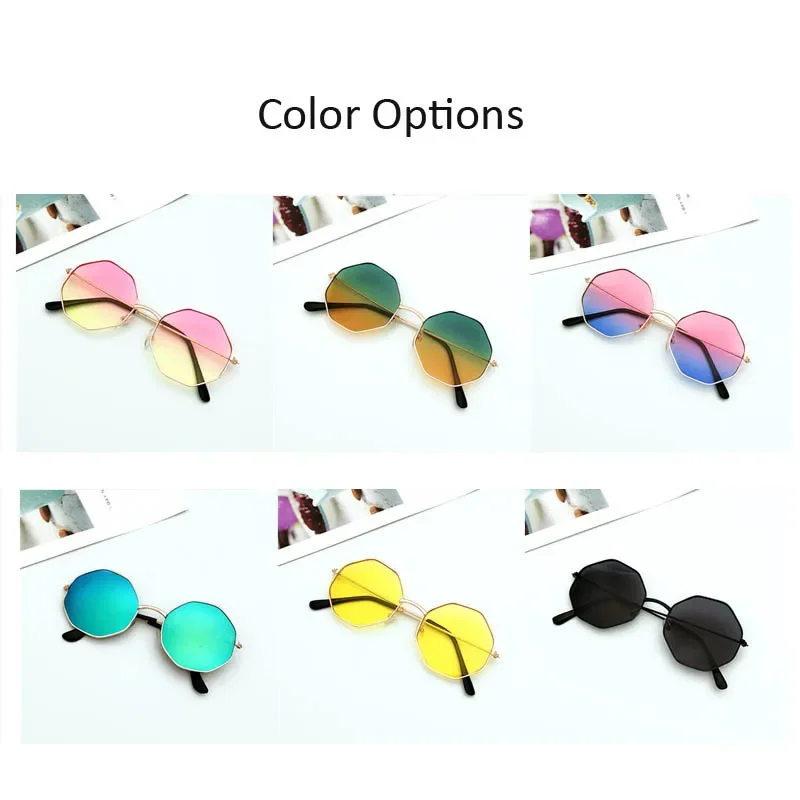Steampunk Kids Sunglasses Boys Girls Luxury Vintage Eyewear Children Round Sun Shades Glasses Oculos Feminino Accessories