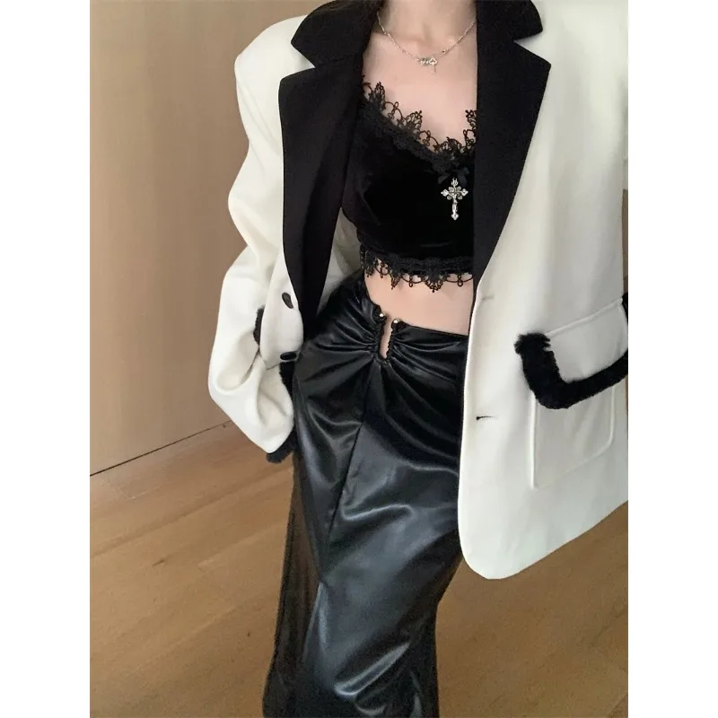 

UNXX Suit Lady Spring Autumn 2024 New Design Long Sleeved Suit Jacket Mainland China Jacket Women Fashion Women Blazers Jackets